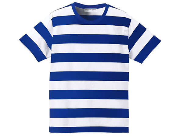 PRISONER BORDER T-shirt�ʥץꥺ�ʡ��ܡ�����T����ġ�BLUE �� WHITE