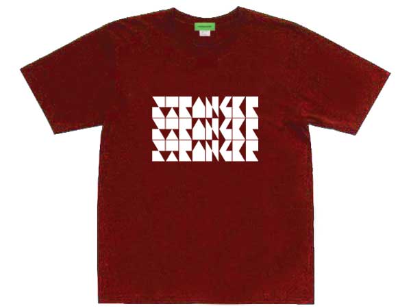 ȯˢ/�߸� STRANGER T-shirt��ȯˢ/�߸����ȥ�󥸥㡼T����ġ�WINE RED