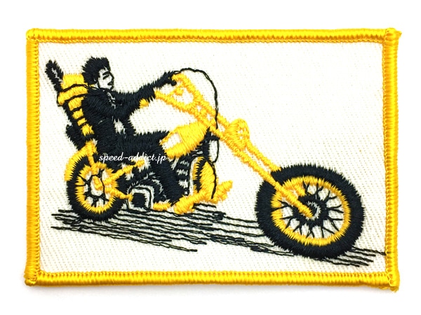 70's VINTAGE CHOPPER WAPPEN ��70s�ӥ�ơ�������åѡ���åڥ��GOLD