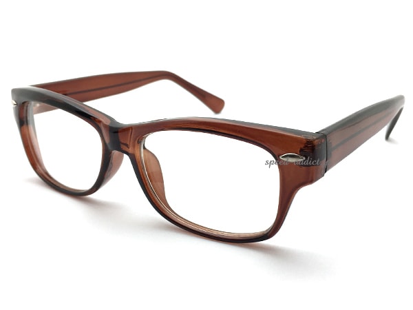 60's OLD SQUARE WELLINGTON SUNGLASS��60s������ɥ��������������ȥ󥵥󥰥饹��BROWN �� CLEAR