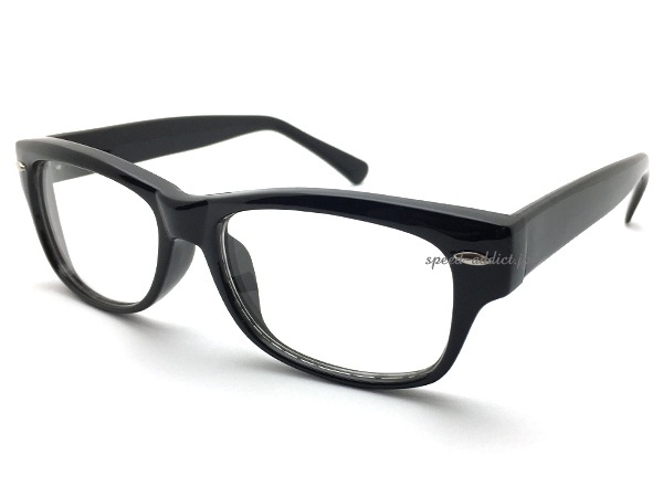 60's OLD SQUARE WELLINGTON SUNGLASS��60s������ɥ��������������ȥ󥵥󥰥饹��BLACK �� CLEAR