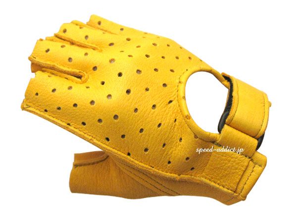 CHURCHILL GLOVE PUNCHING FINGERLESS OTA�ʥ��㡼���륰�����֥ѥ���󥰥ե��󥬡��쥹OTA��GOLD