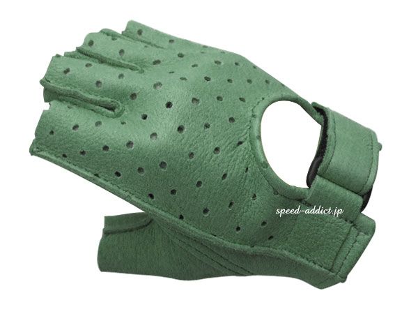 CHURCHILL GLOVE PUNCHING FINGERLESS OTA�ʥ��㡼���륰�����֥ѥ���󥰥ե��󥬡��쥹OTA��GREEN