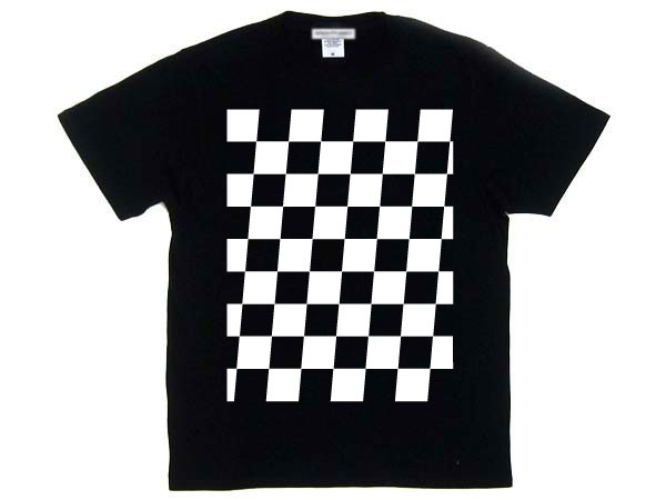 5��CHECKER ��С��ץ��� T-shirt��5������å�����С��ץ���T����ġ�