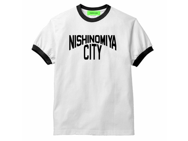 NISHINOMIYA CITY Ringer T-shirt�ʥ˥��Υߥ�����ܻԥ�󥬡�T����ġ�