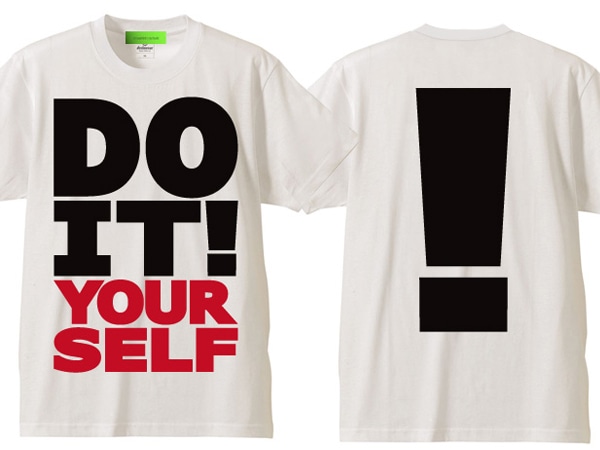 PUNK��DIY�� T-shirt�ʥѥ󥯡�Do It Yourself��T����ġ�WHITE