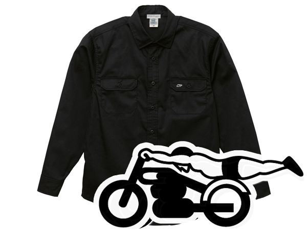 WORK SHIRT ���ԡ��ɥ��ǥ����ȡʥ�������SPEED ADDICT��BLACK