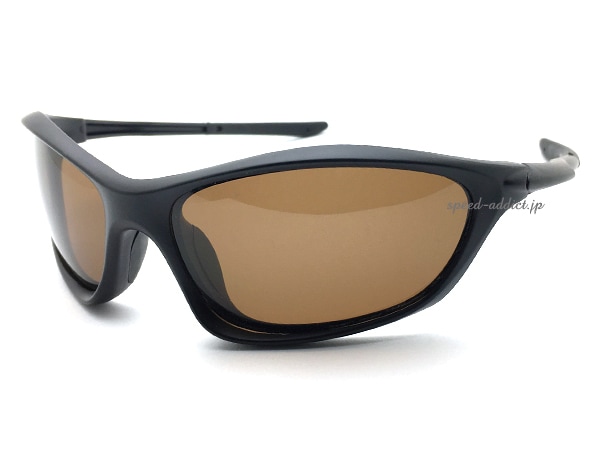 POLARIZED SPORT RUBBER TEMPLE FIT SUNGLASS���и����ݡ��ĥ�С��ƥ�ץ�ե��åȥ��󥰥饹�˱�ä�BLACK �� �и�BROWN