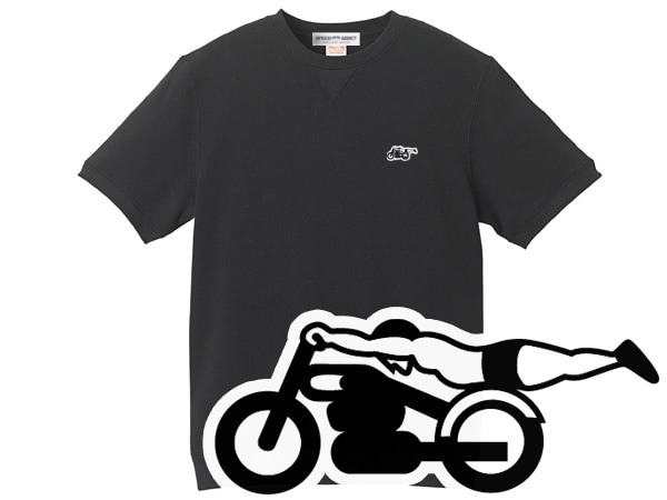 ���ԡ��ɥ��ǥ����� SWEAT S/S��SPEED ADDICT�������å�Ⱦµ��BLACK