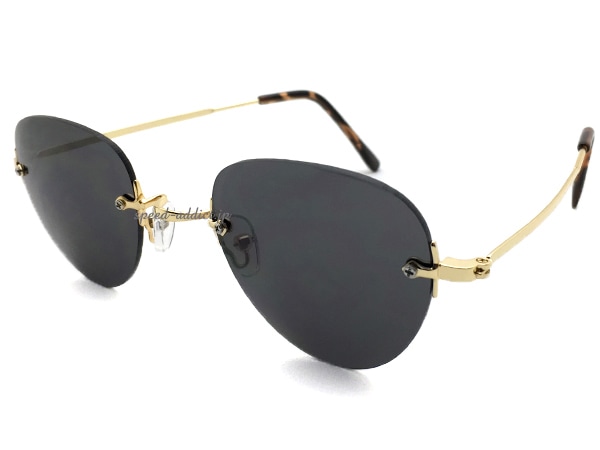 TWO POINT RIMLESS BOSTON SUNGLASS（ツーポイントリムレスボストン