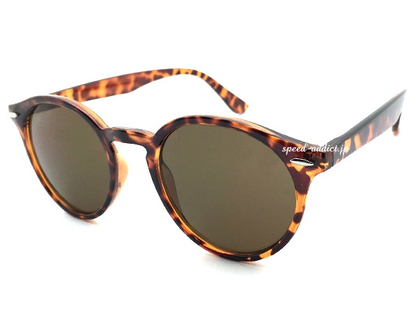 CLASSIC ROUND BOSTON SUNGLASS�ʥ��饷�å��饦��ɥܥ��ȥ󥵥󥰥饹�� �٤ù� �� BROWN