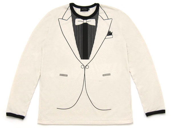 ��SALE�ۡ�40%OFF�ۤ��ޤ��� ���������� L/S T-shirt���٤����ȥ���ץ륤���trompe-l'oei�˥��������ɥ��󥰥��꡼��T����ġ�IVORY