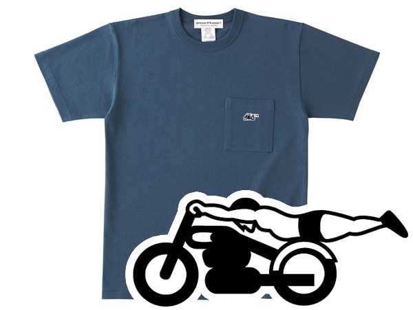 ԡɥǥ POCKET T-shirtSPEED ADDICTݥåTġDENIM