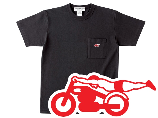 ���ԡ��ɥ��ǥ����� POCKET T-shirt��SPEED ADDICT�ݥ��å�T����ġ˥��ߥ���