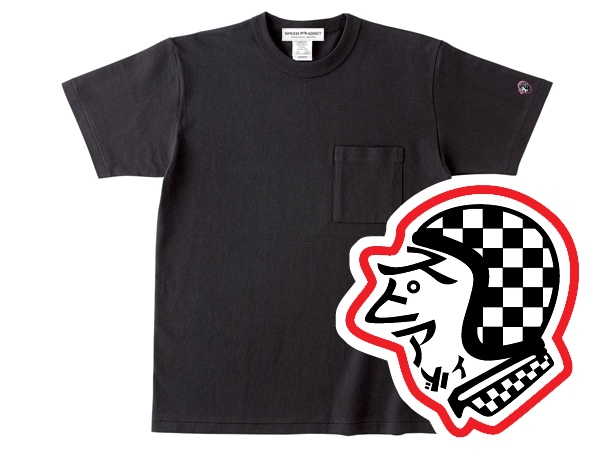 SPEED ADDICT TRADE MARK POCKET T-shirt�ʥ��ԡ��ɥ��ǥ����ȥȥ졼�ɥޡ����ݥ��å�T����ġ˥��ߥ���