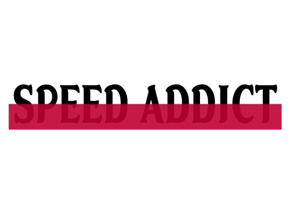 ȯˢ BLINDFOLD SPEED ADDICT LOGO T-shirt��ȯˢ�֥饤��ɥե�����ɥ��ԡ��ɥ��ǥ����ȥ���T����ġ�WHITE �� BLACK �� PINK