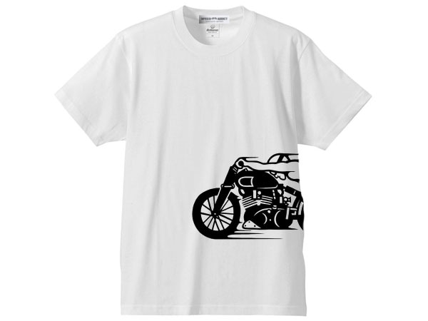 ���ԡ��ɥ��ǥ����� �����ɥץ��� T-shirt��SPEED ADDICT�����ɥץ���T����ġ�WHITE