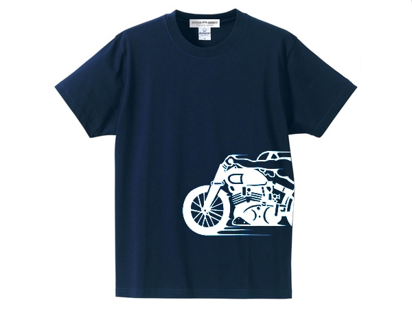 ���ԡ��ɥ��ǥ����� �����ɥץ��� T-shirt��SPEED ADDICT�����ɥץ���T����ġ�NAVY
