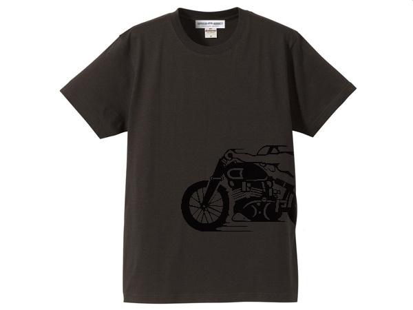 ���ԡ��ɥ��ǥ����� �����ɥץ��� T-shirt��SPEED ADDICT�����ɥץ���T����ġ�CHARCOAL