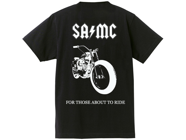 SUPER HEAVY WEIGHT SA/MC XR750 POCKET T-shirt BACK PRINT�ʥ����ѡ��إ�������������SA/MC XR750�ݥ��å�T����ĥХå��ץ��ȡ�BLACK