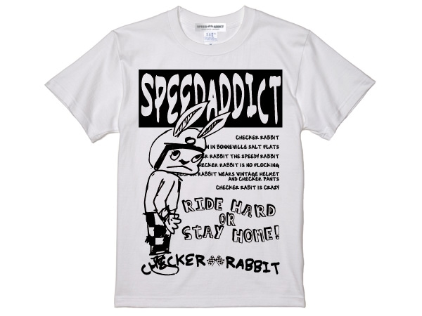 ��CHECKER RABBIT T-SHIRT�ۡʡڥ����å�����ӥå�T����ġۡ�