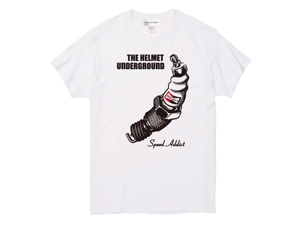 THE HELMET UNDERGROUND T-shirtʥإåȥ饦TġWHITE