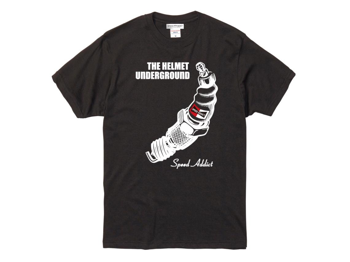 THE HELMET UNDERGROUND T-shirtʥإåȥ饦TġBLACK