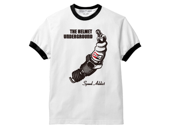 THE HELMET UNDERGROUND Ringer T-shirtʥإåȥ饦ɥ󥬡Tġ