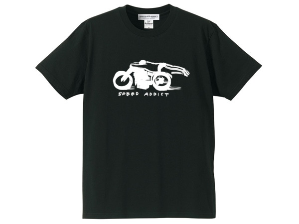SPEED ADDICT ����� T-shirt�ʥ��ԡ��ɥ��ǥ�����HANDWRITTINGT����ġ�BLACK