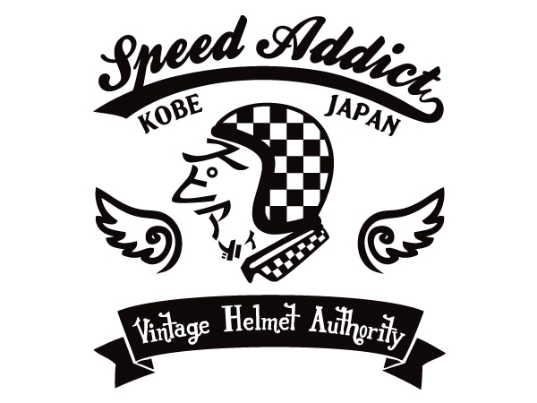 Vintage Helmet Authority T-shirt�ʥӥ�ơ����إ��åȥ�������ƥ�T����ġ�WHITE