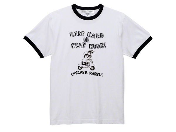 CHECKER RABBIT Ringer T-shirt�ʥ����å�����ӥåȥ�󥬡�T����ġ�