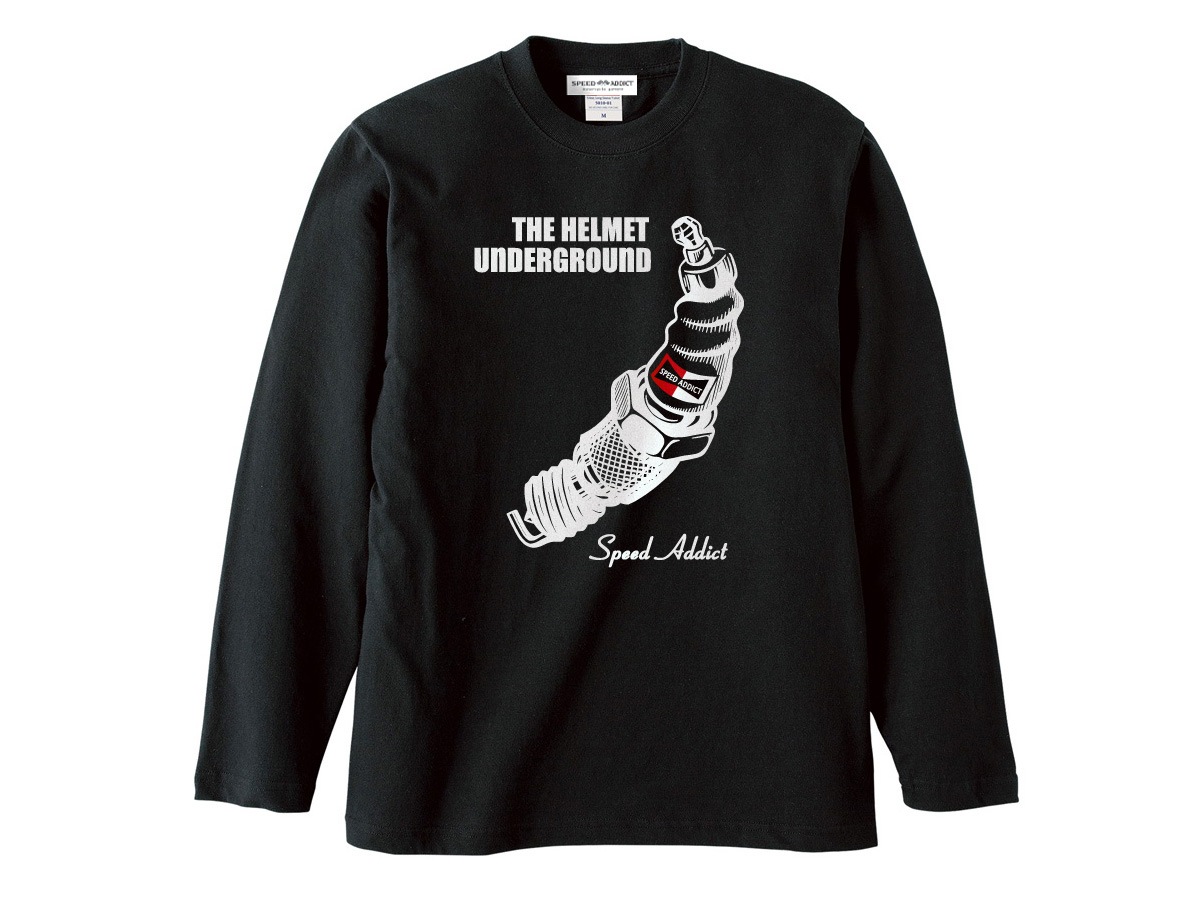 THE HELMET UNDERGROUND L/S T-shirt�ʥإ��åȥ���������饦��ɥ��󥰥��꡼��T����ġ�BLACK