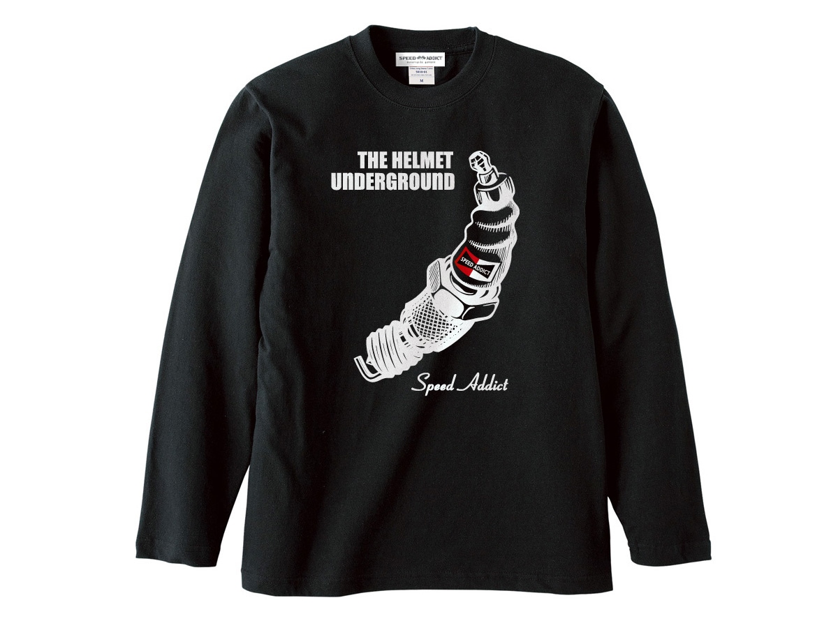 THE HELMET UNDERGROUND L/S T-shirt�ʥإ��åȥ���������饦��ɥ��󥰥��꡼��T����ġ�BLACK