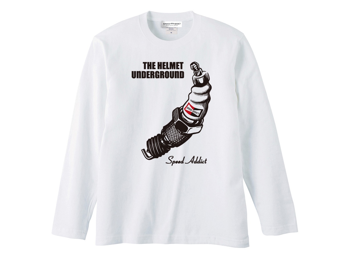 THE HELMET UNDERGROUND L/S T-shirtʥإåȥ饦ɥ󥰥꡼TġWHITE