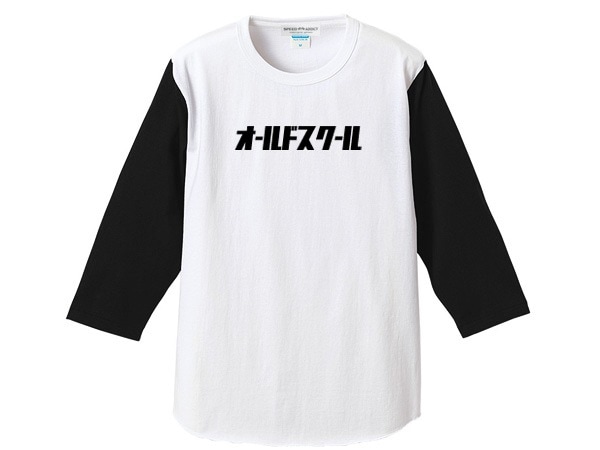 ɥ ץ 3/4 Sleeves T-shirtOLDSKOOLץ3/4꡼TġWHITE  BLACK