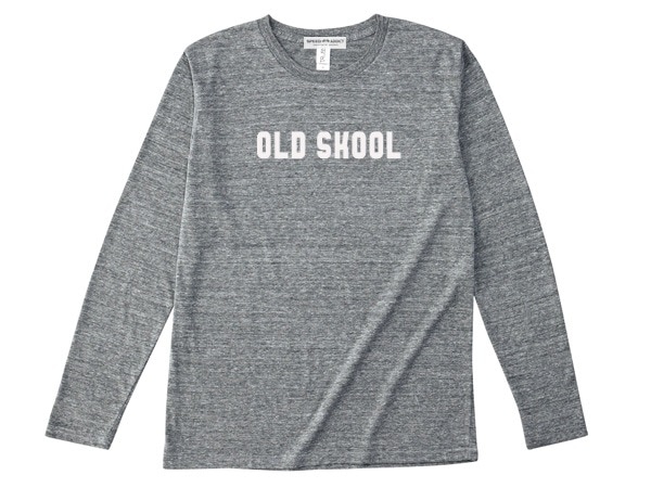 ѡ߸ OLD SKOOL L/S T-shirtʥѡ߸ɥ󥰥꡼TġGRAY