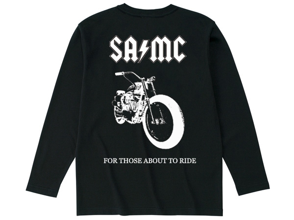 SA/MC XR750 POCKET L/S T-shirt BACK PRINT��SA/MC XR750�ݥ��åȥ��󥰥��꡼��T����ĥХå��ץ��ȡ�BLACK