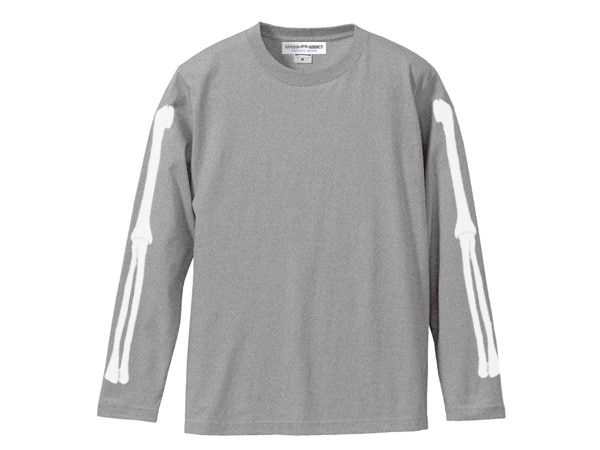 BONE L/S T-shirtʥܡ󥰥꡼TġGRAY