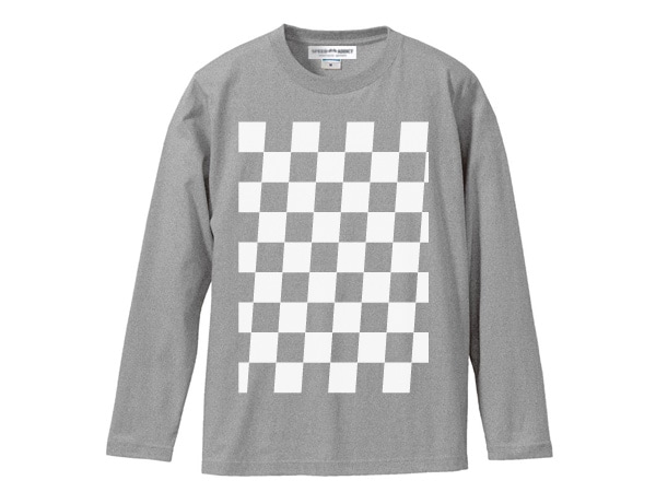 5��CHECKER �����ץ��� L/S T-shirt��5������å��������ץ��ȥ��󥰥��꡼��T����ġ�