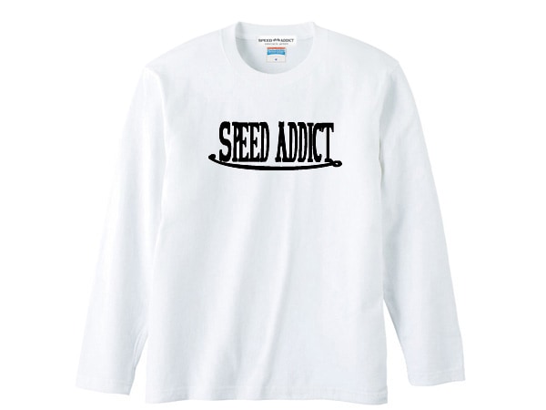 SPEED ADDICT KUSTOM LOGO L/S T-shirt�ʥ��ԡ��ɥ��ǥ����ȥ�������������󥰥��꡼��T����ġ�
