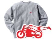 Champion Reverse Weave TYPE ���ԡ��ɥ��ǥ����� SWEAT�ʥ����ԥ����С����������֥�����SPEED ADDICT�������åȡ�GRAY �� RED