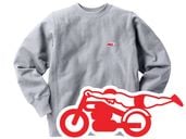 Champion Reverse Weave TYPE ���ԡ��ɥ��ǥ����� SWEAT�ʥ����ԥ����С����������֥�����SPEED ADDICT�������åȡ�GRAY �� RED