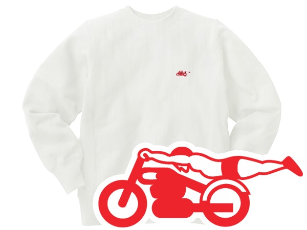 Champion Reverse Weave TYPE ���ԡ��ɥ��ǥ����� SWEAT�ʥ����ԥ����С����������֥�����SPEED ADDICT�������åȡ�WHITE �� RED