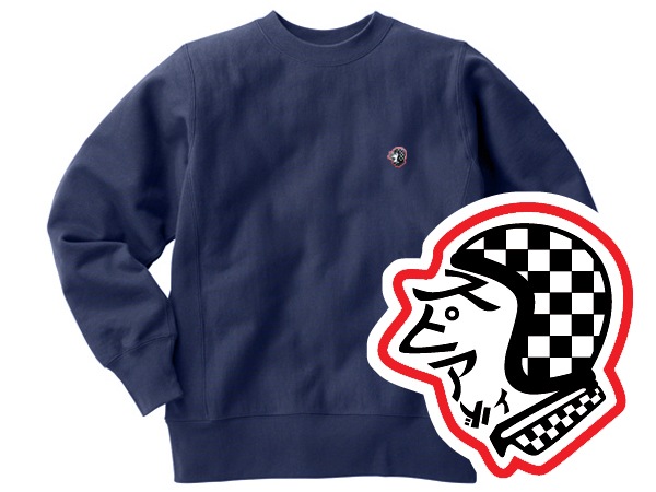 Champion Reverse Weave TYPE SPEED ADDICT TRADE MARK SWEATʥԥС֥ץԡɥǥȥȥ졼ɥޡåȡNAVY