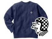 Champion Reverse Weave TYPE SPEED ADDICT TRADE MARK SWEAT�ʥ����ԥ����С����������֥����ץ��ԡ��ɥ��ǥ����ȥȥ졼�ɥޡ����������åȡ�NAVY