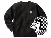 Champion Reverse Weave TYPE SPEED ADDICT TRADE MARK SWEAT�ʥ����ԥ����С����������֥����ץ��ԡ��ɥ��ǥ����ȥȥ졼�ɥޡ����������åȡ�BLACK