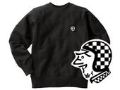 Champion Reverse Weave TYPE SPEED ADDICT TRADE MARK SWEAT�ʥ����ԥ����С����������֥����ץ��ԡ��ɥ��ǥ����ȥȥ졼�ɥޡ����������åȡ�BLACK