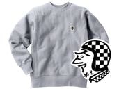 Champion Reverse Weave TYPE SPEED ADDICT TRADE MARK SWEAT�ʥ����ԥ����С����������֥����ץ��ԡ��ɥ��ǥ����ȥȥ졼�ɥޡ����������åȡ�GRAY