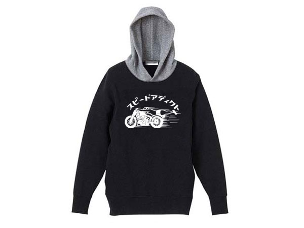 ԡɥǥ 2TONE PARKASPEED ADDICTġȡѡBLACK  GRAY