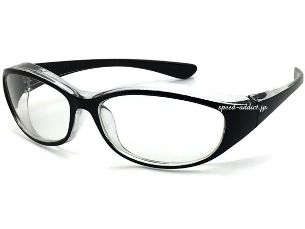 BIKER SHADE ��ʴ���������ɿ� SPORTS�ʥХ������������ɲ�ʴ���������ɿХ��ݡ��ġ�BLACK �� CLEAR